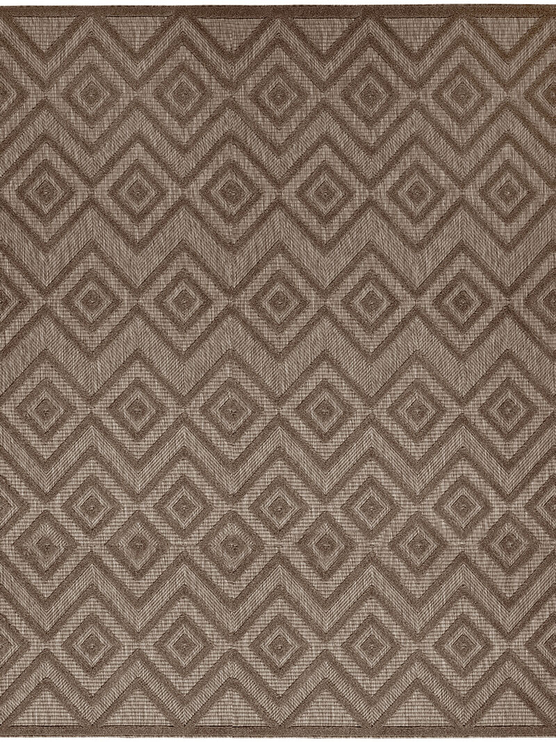 Versatile NRV01 Brown 9' x 12' Rug
