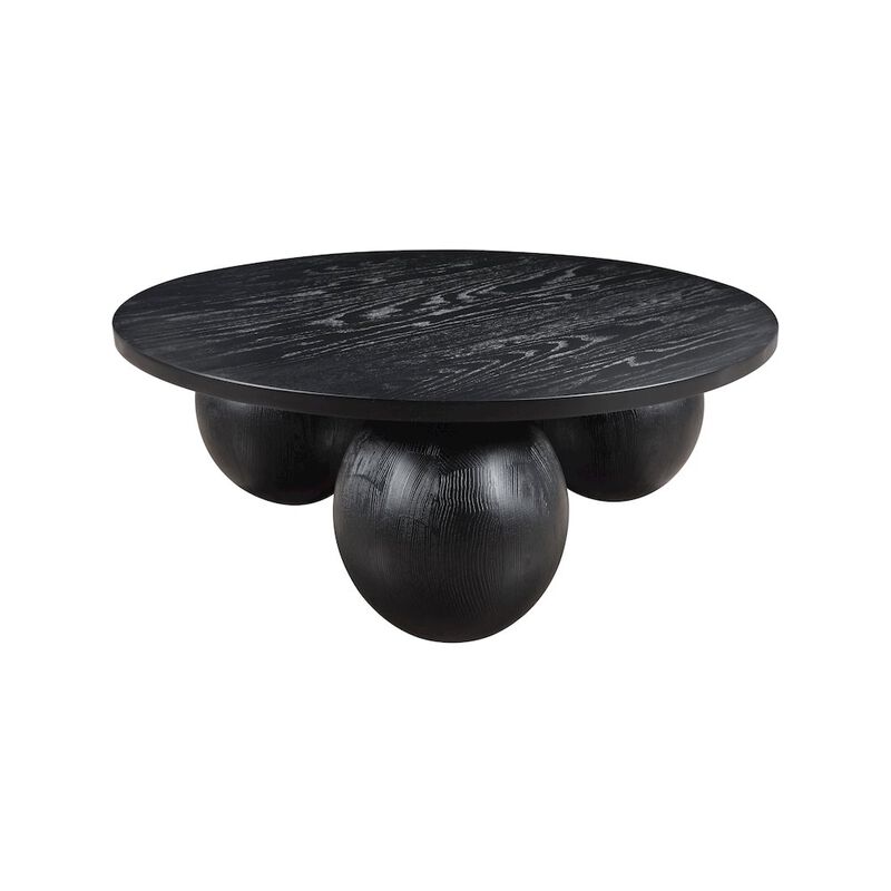 Meridian Furniture Fitch Black Oak Veneer Coffee Table