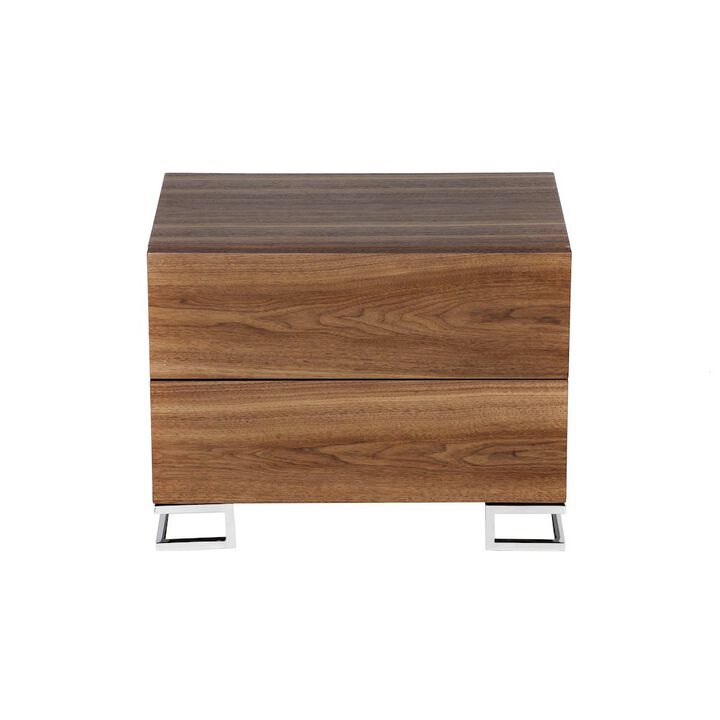 Pangea Home Harper Night Stand Walnut