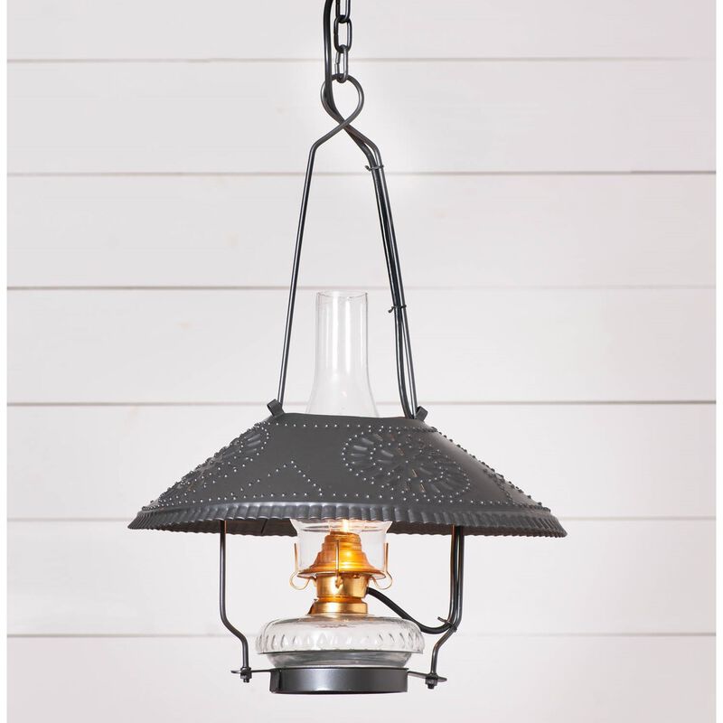 Irvins Country Tinware Store Lamp In Smokey Black image number 1