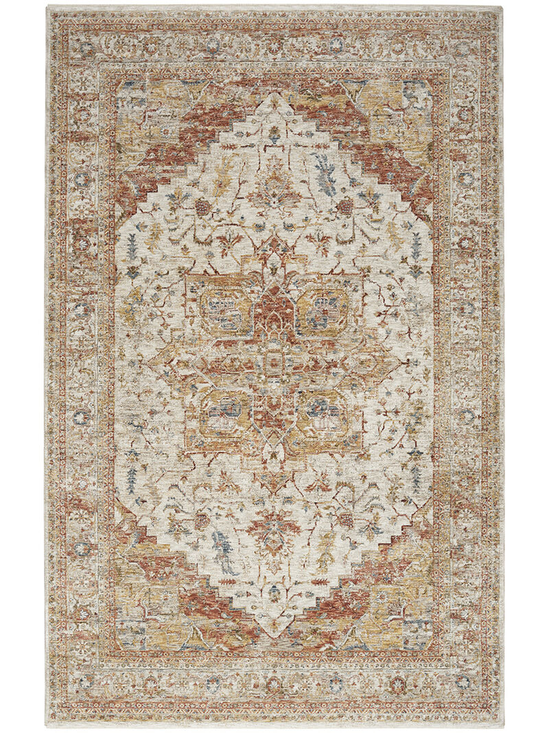 Sahar SHR06 Ivory/Rust 7'10" x 10'4" Rug