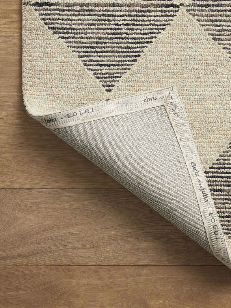 Francis FRA01 Beige/Charcoal 3'6" x 5'6" Rug