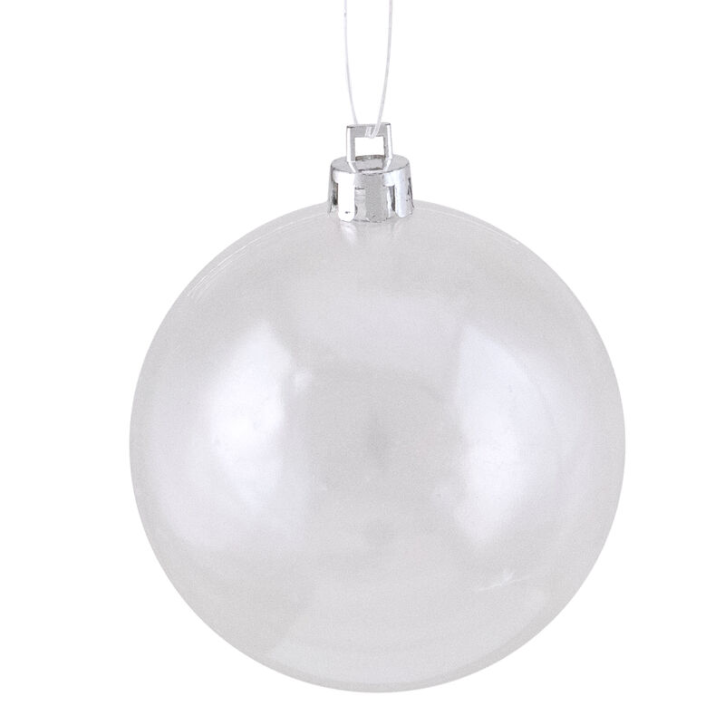 Shiny Clear Shatterproof Christmas Ball Ornament 2.75" (70mm)
