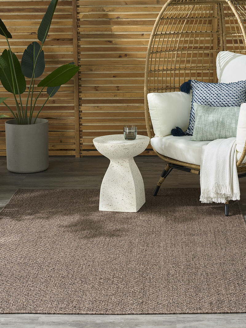 Tulum TLM03 Brown 6' x 9' Rug