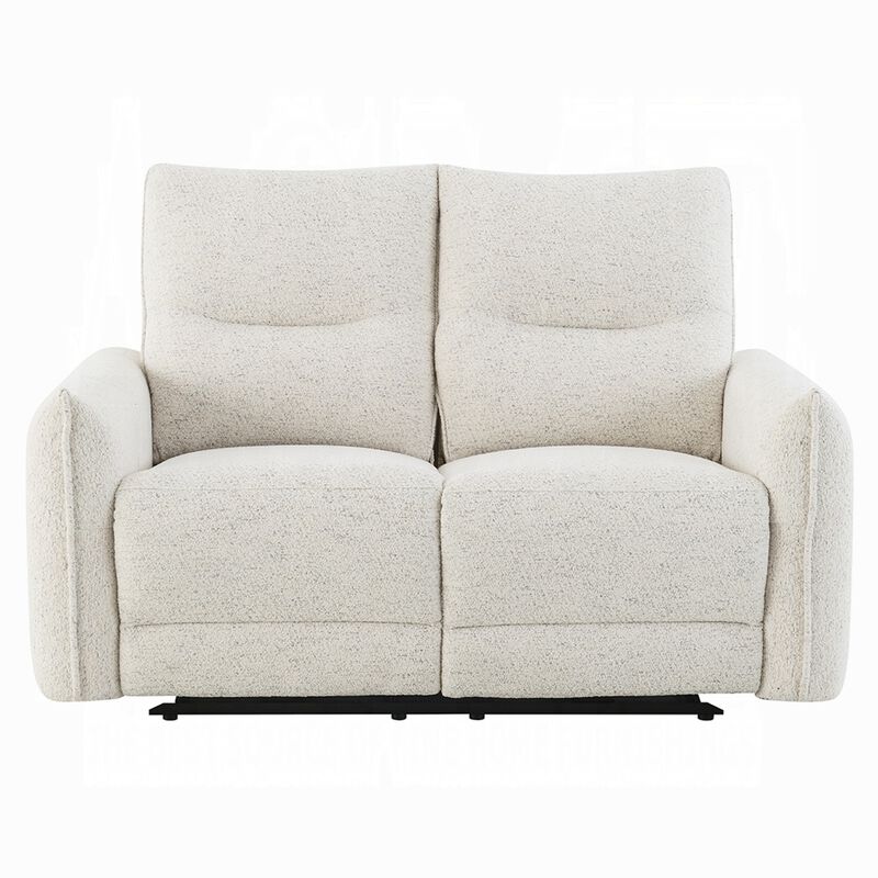 Lali Power Motion Recliner Loveseat with USB, Zero Gravity, Cream Chenille image number 2