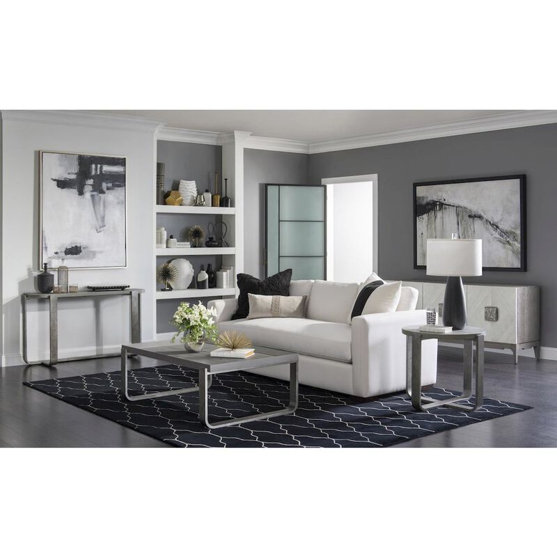 Legacy Classic Terra Luna Rectangle Cocktail W. Metal Base