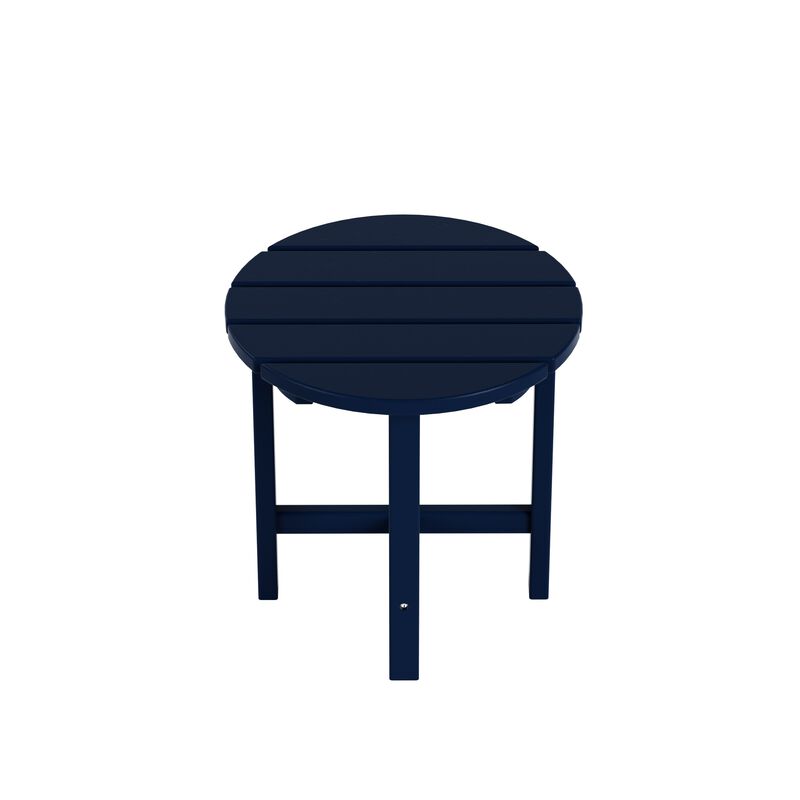 WestinTrends Outdoor Patio Round Adirondack Side Table