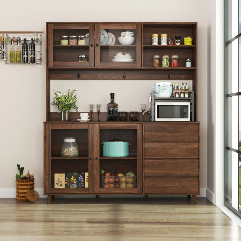 Slamvo Freestanding Kitchen Pantry Cabinet image number 1