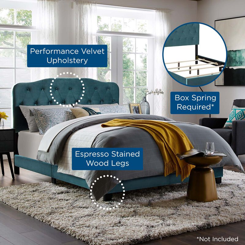 Modway - Amelia Full Performance Velvet Bed image number 5