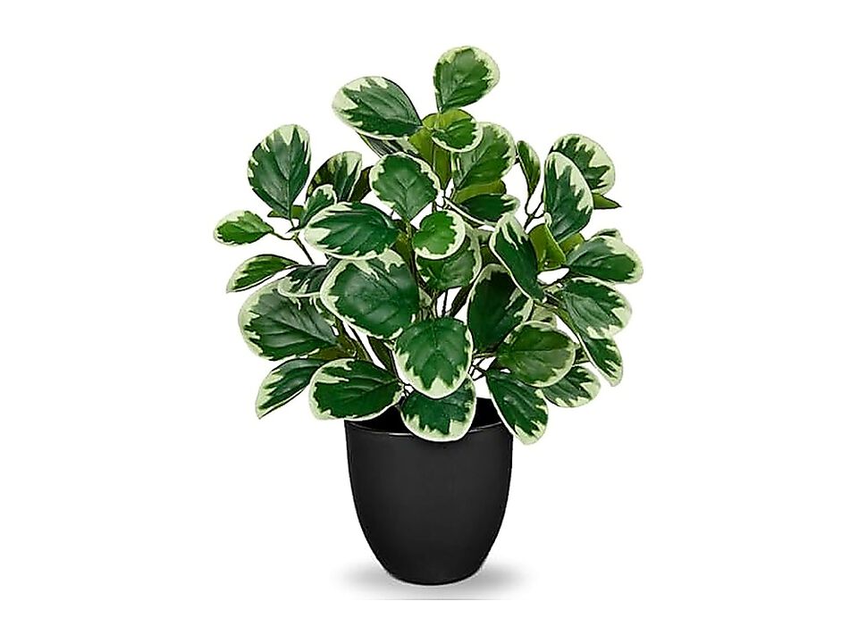 14 Inch Artificial Plants Indoor Decor Fake Potted Silk Shelves Living Small In
