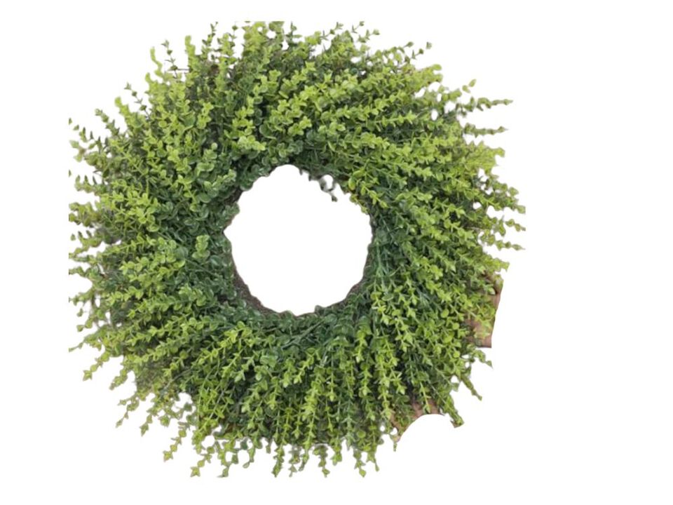 28 Inch Large Boxwoods Door Wreaths Front Spring Summer Outside All Season Green