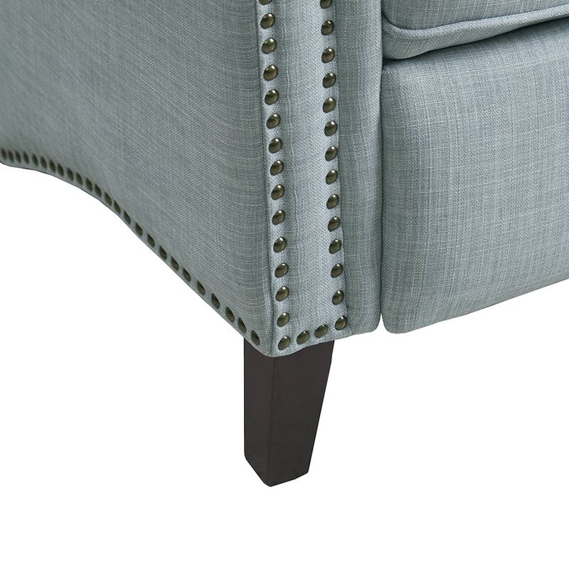 Madison Park Aidan Aidan Recliner, Light Blue color