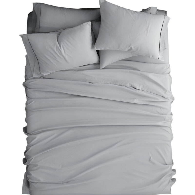 4-Piece Soft Wrinkle Resistant Microfiber and Polyester Sheet Set