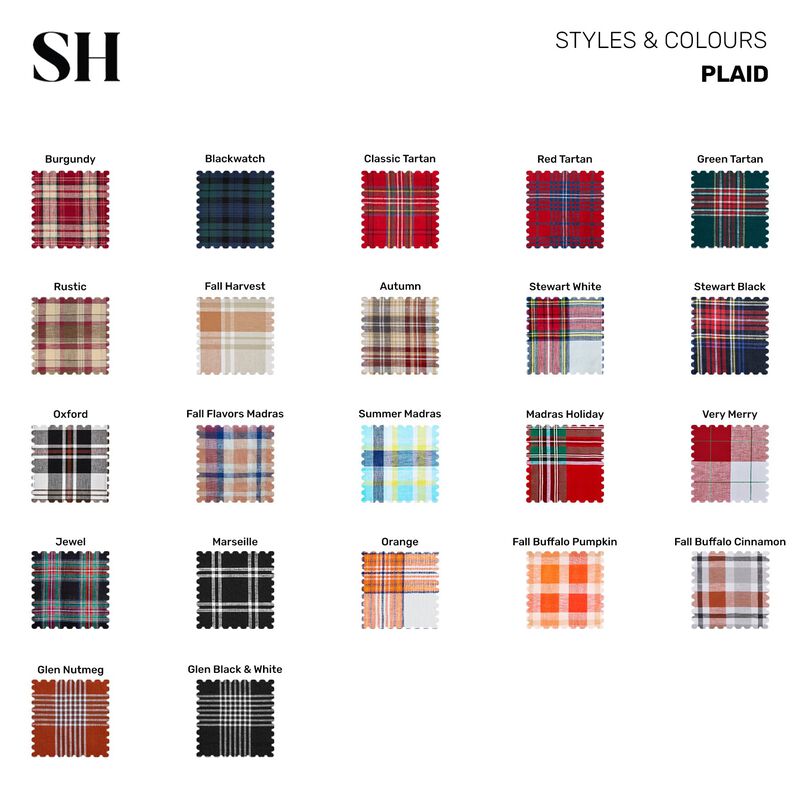 Linen Tablecloth - Madras Holiday Plaid image number 4