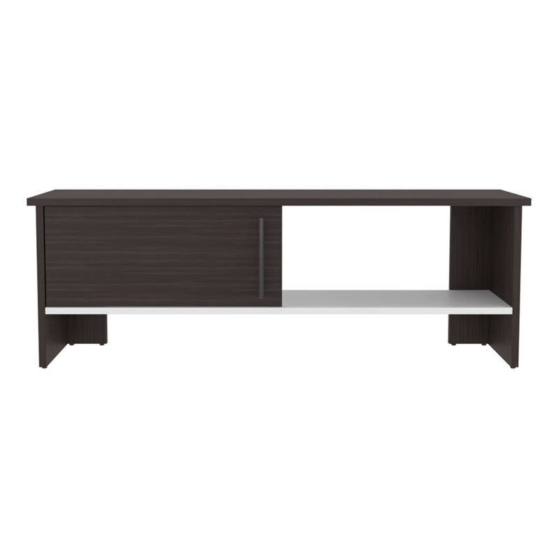 Ocean Shores Tv Stand, Black/White
