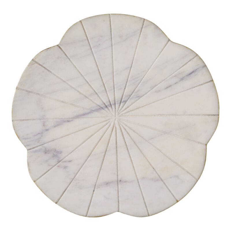 8x8 Marble Flower Tray image number 5