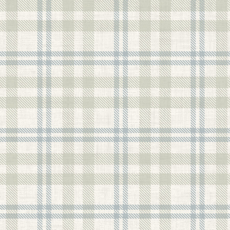 Corrine Neutral Countryside Check Wallpaper image number 0