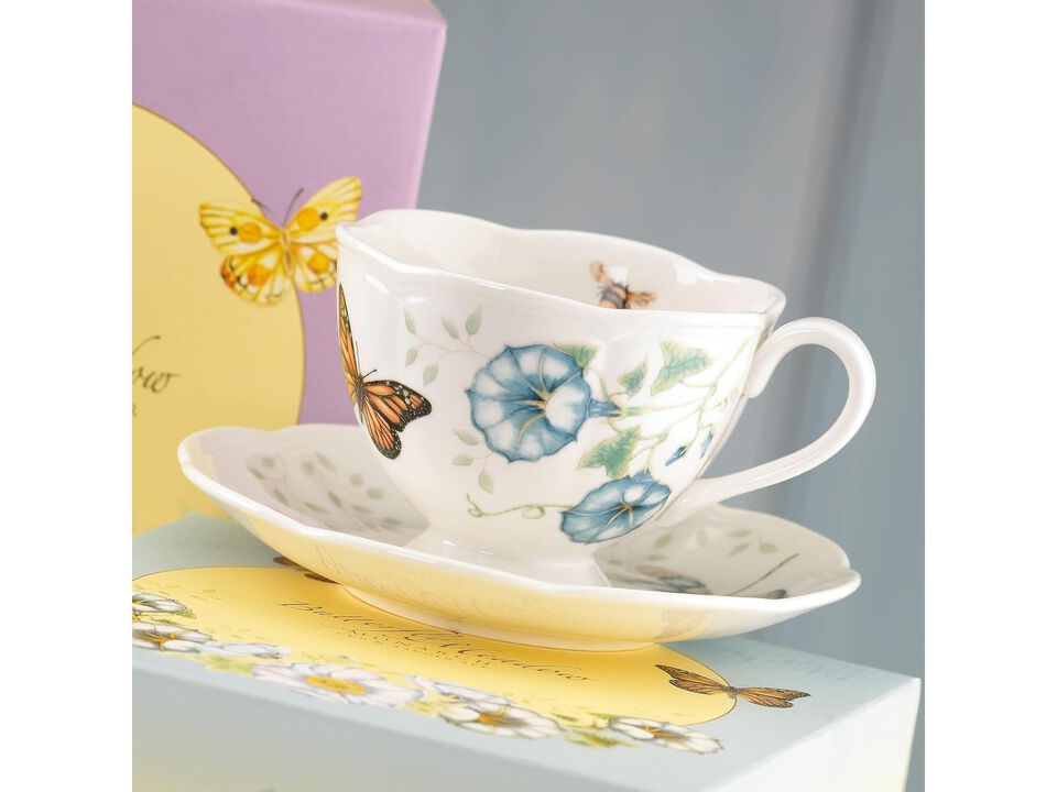 Lenox Butterfly Meadow Monarch Cup and Saucer