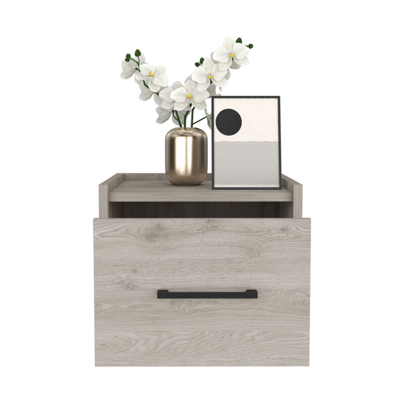 Streamdale Floating Nightstand Calion, Bedroom, Light Gray image number 8