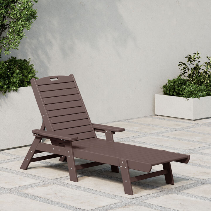 WestinTrends Poly Reclining Chaise Lounge