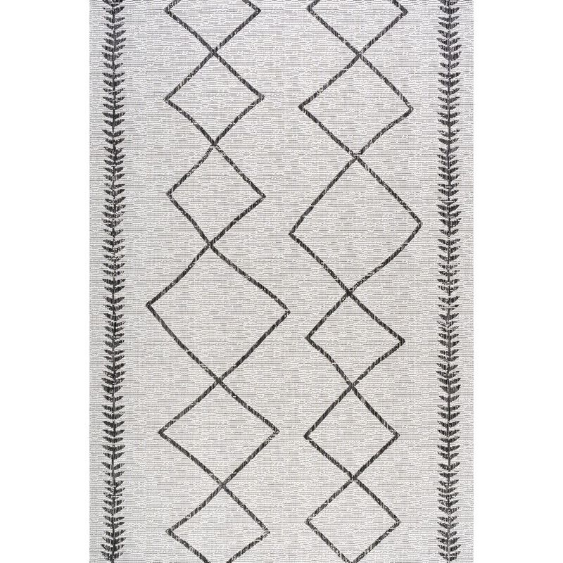 Derya Tribal Diamond Trellis Indoor/Outdoor Area Rug