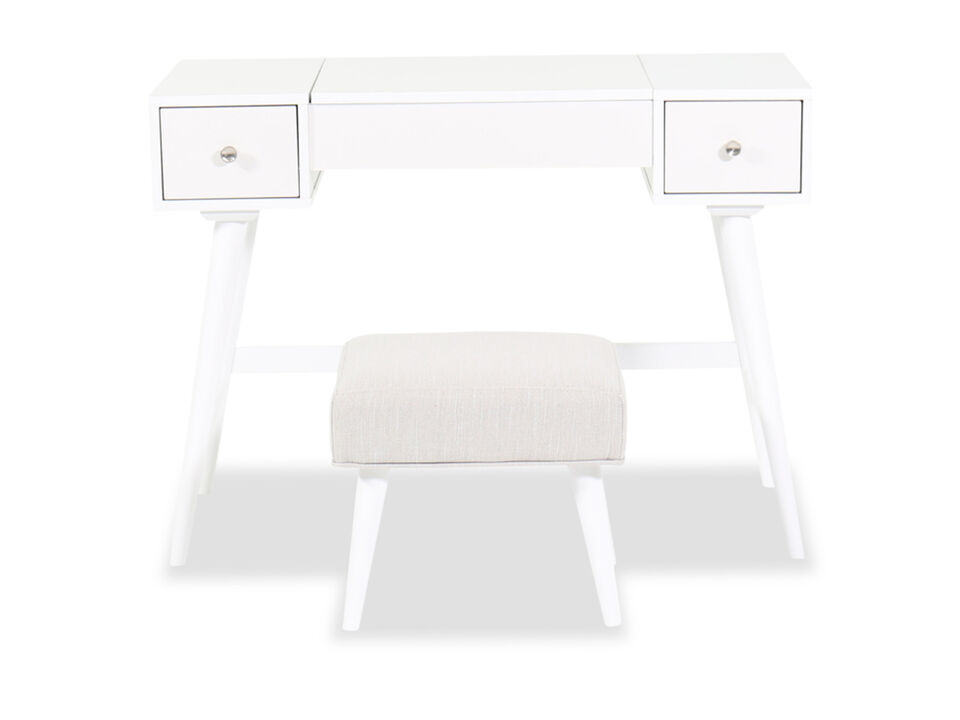 Thadamere Vanity Table and Stool