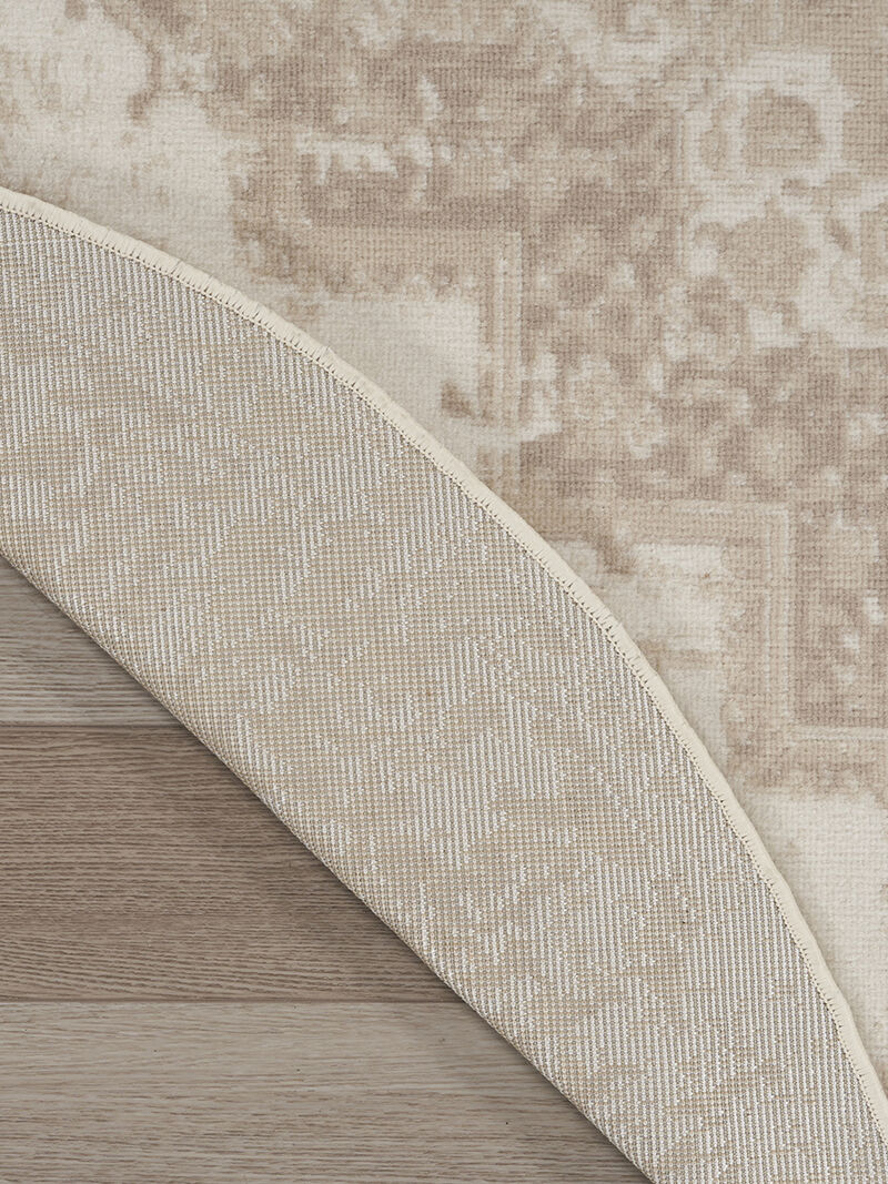 Grafix GRF14 Ivory/Beige 5'3" x Round Rug