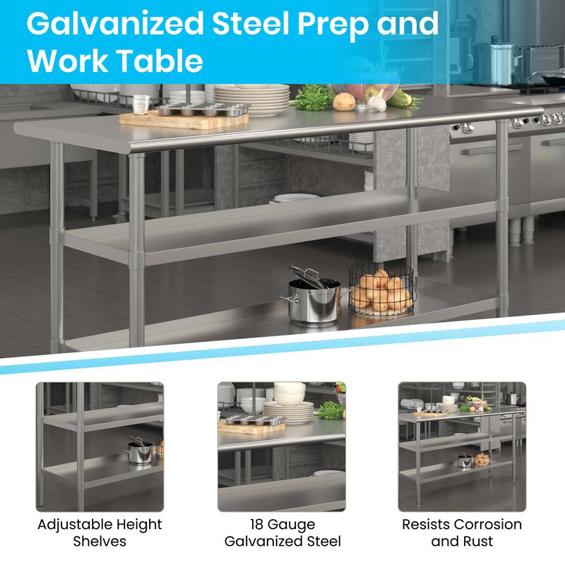 Stainless Steel Worktables image number 3