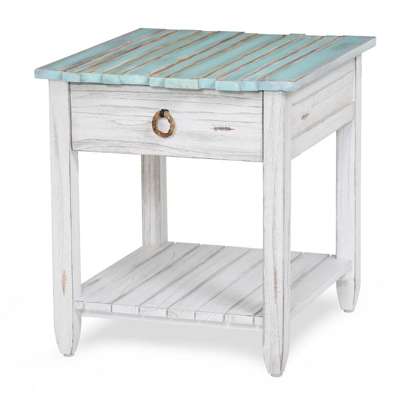 Sea Winds Coastal Furniture Picket Fence End Table
