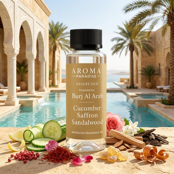 Burj Al Arab Inspired Waterless Fragrance Oil for Cold-Air Diffusers