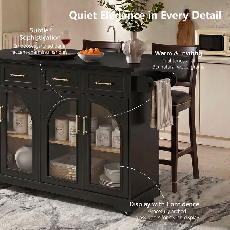 Bexvas Kitchen Island image number 7