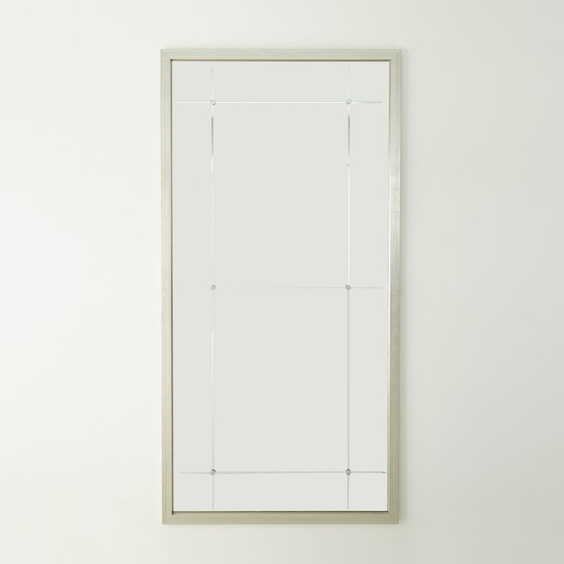 Beaumont Floor Mirror- Silver