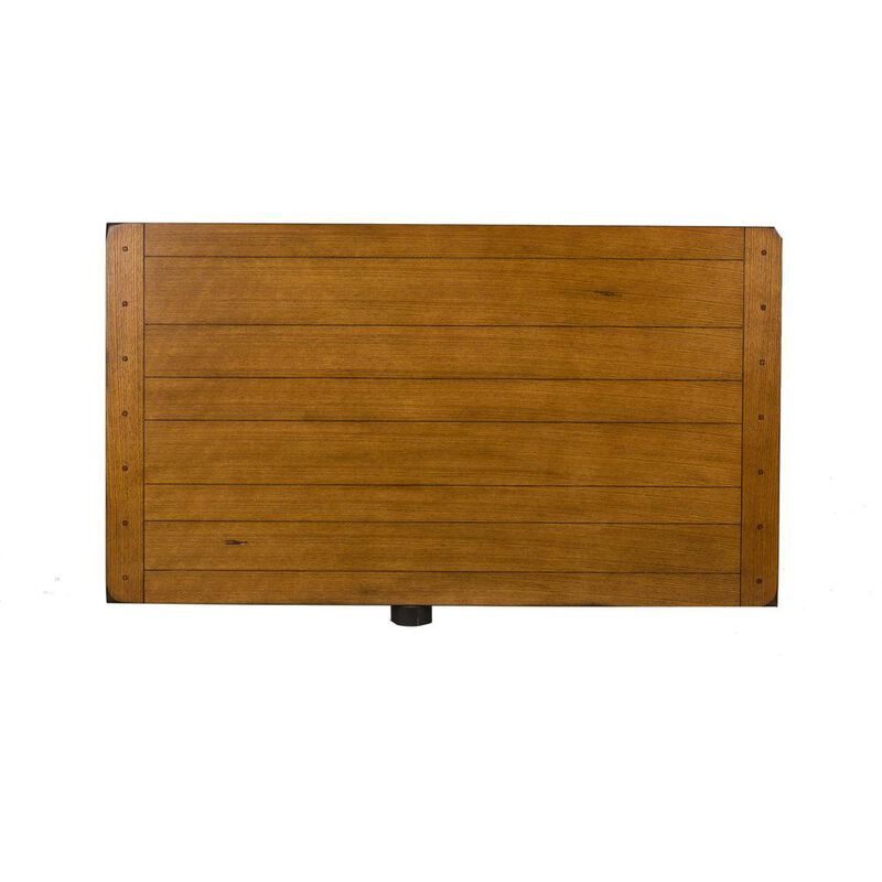 Liberty Furniture Treasures Rectangular Leg Table - Oak in Rustic Oak image number 3