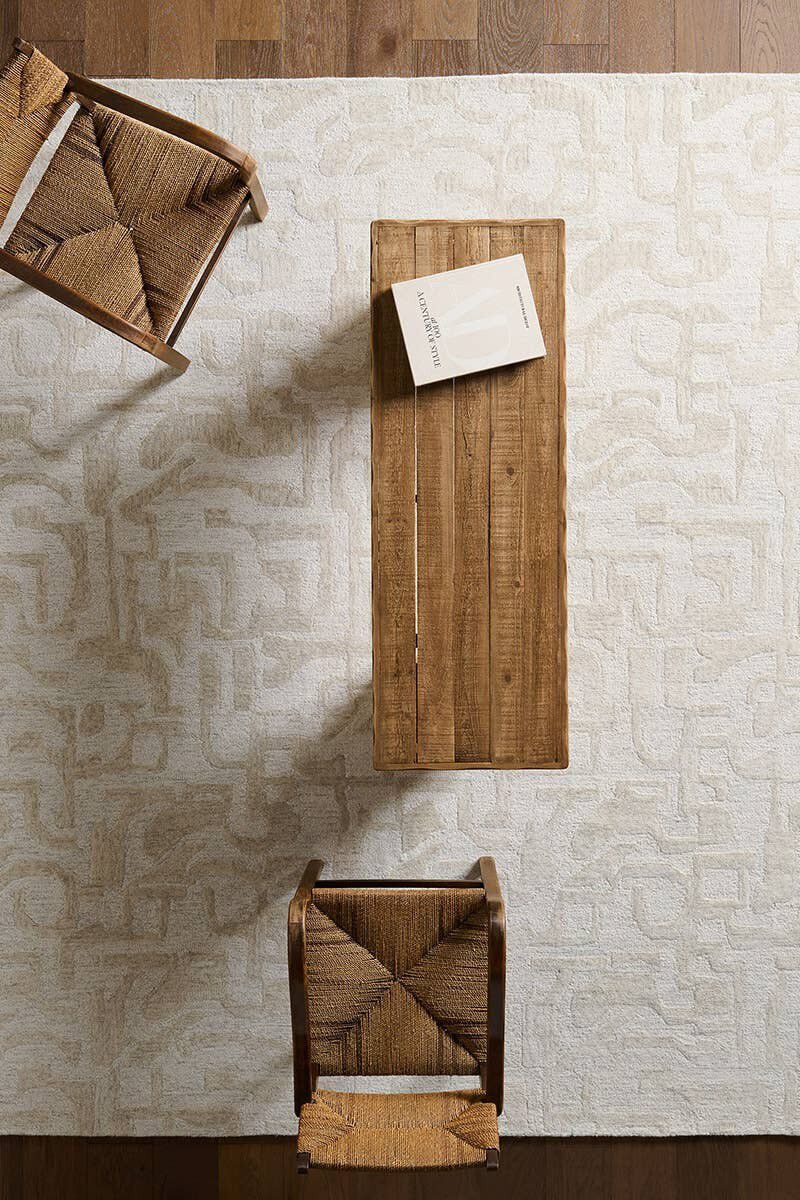 Kafes Amine White Sand 8'6" x 11'6" Rug image number 3
