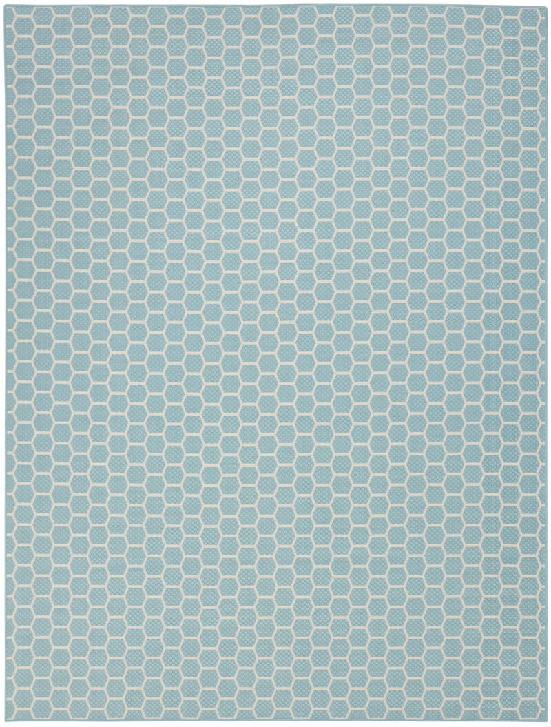 HomeRoots Geometric Indoor Outdoor Area Rug image number 2