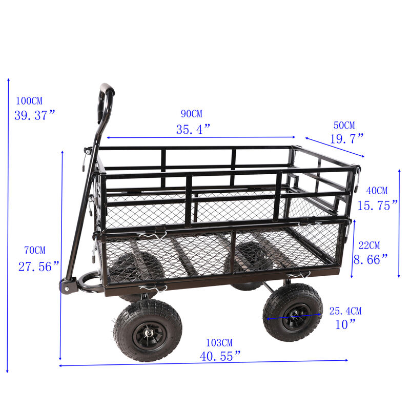 Streamdale Multipurpose Garden Cart for Firewood Transport image number 9