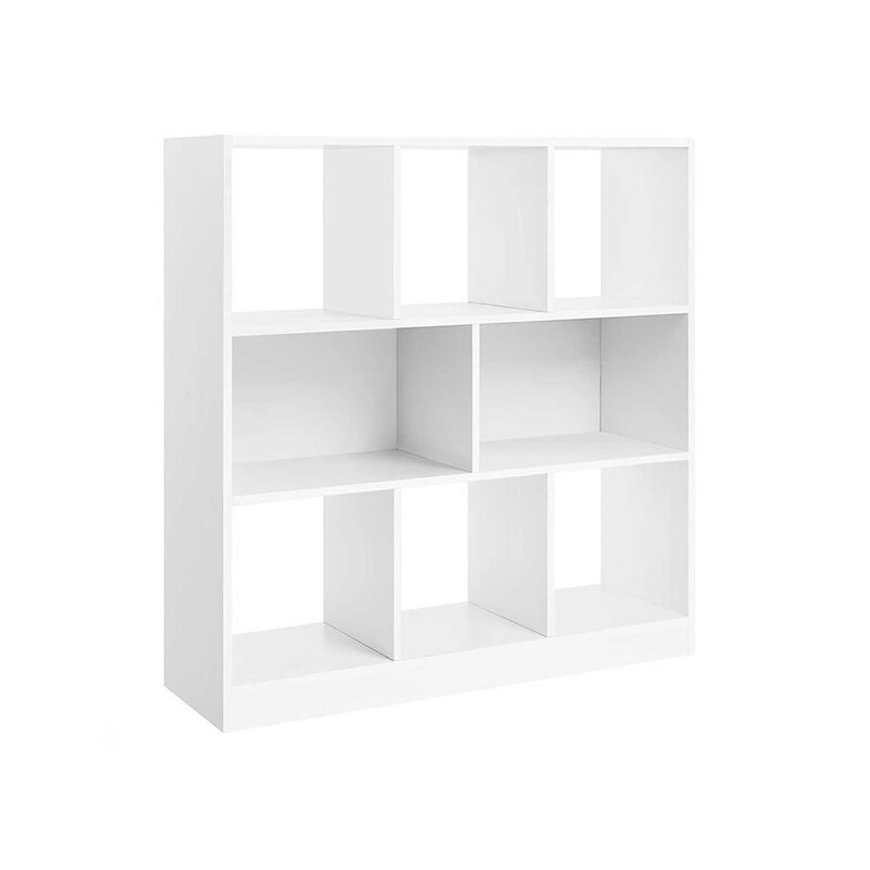 Wooden Bookcase with Open Shelves – Freestanding Bookshelf for Any Room