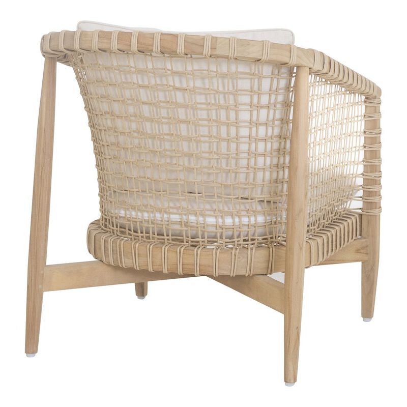 Moe's Home Collection Kuna Outdoor Lounge Chair Natural