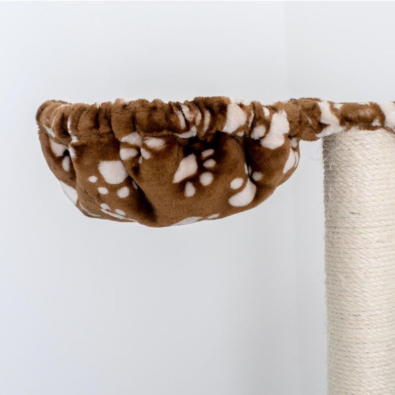 Armarkat Wood Cat Climber Play House, Cat Furniture,Lounge Basket, Silver Gray