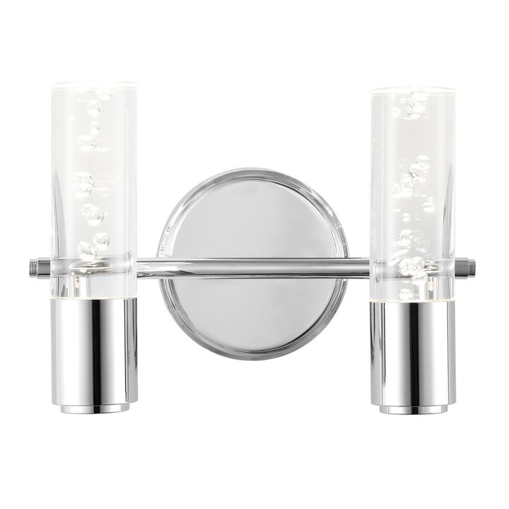 Bolha Minimalist Modern Bubble Acrylic/Iron Integrated LED Vanity Light