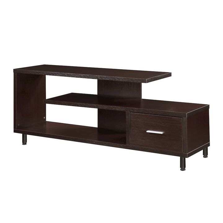 Convience Concept, Inc. Seal II 1 Drawer TV Stand with Shelves for TVs up to 65 Inches