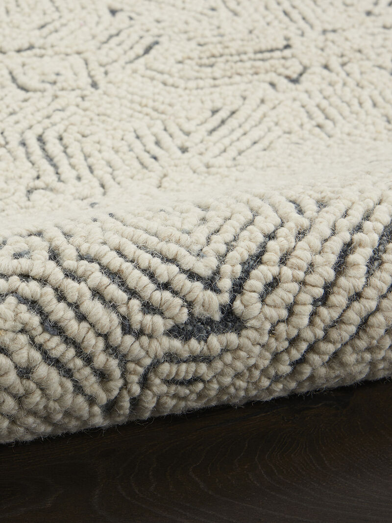 Colorado CLR05 Ivory/Navy 7'9" x 9'9" Rug