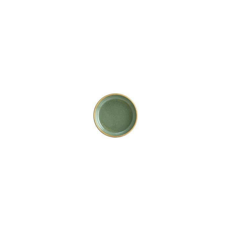 Sage dia.4" h:1" 1 oz. Round Green Vitrified Bowl (Set of 4) image number 1