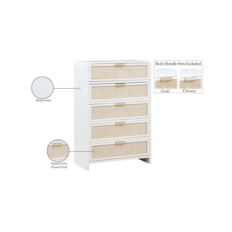 Meridian Furniture Sage White Chest