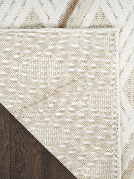 Care Free CAF05 Ivory/Beige 3'11" x 5'11" Rug