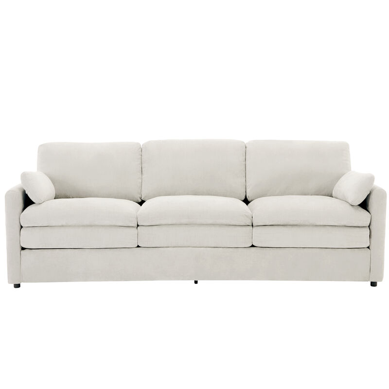 Merax Modern Chenille 3-seater Sofa Couch for Living Room