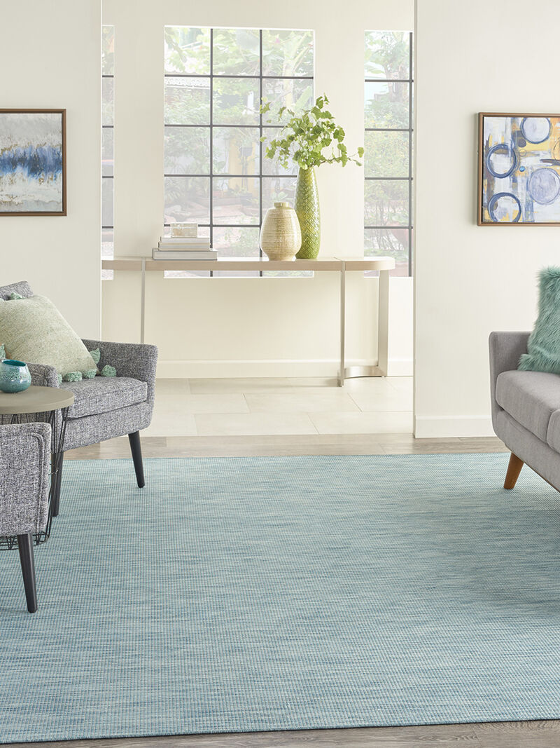 Positano POS01 Aqua 7' x 10' Rug image number 10