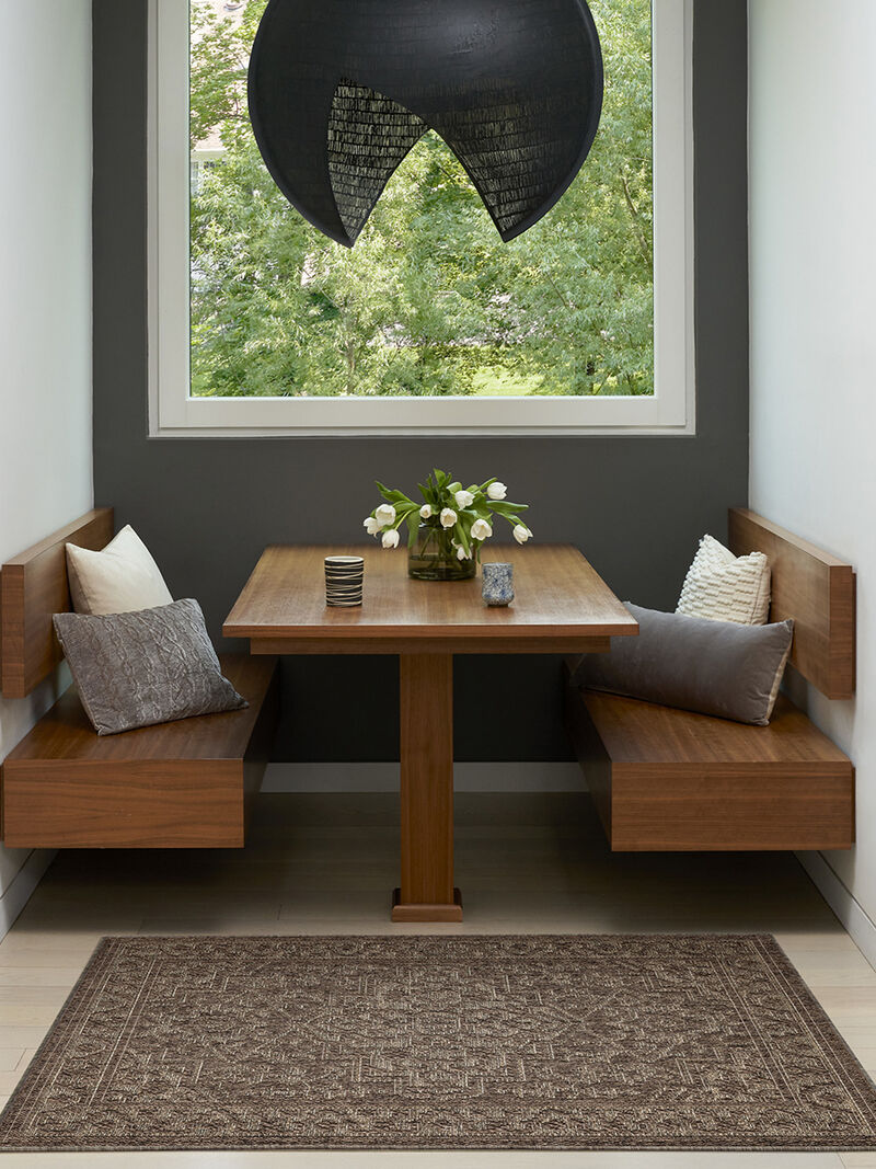 Tulum TLM05 Brown 3' x 5' Rug