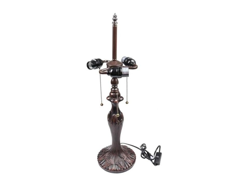 Antique Metal Table Lamp For Bedroom Living Room Brown