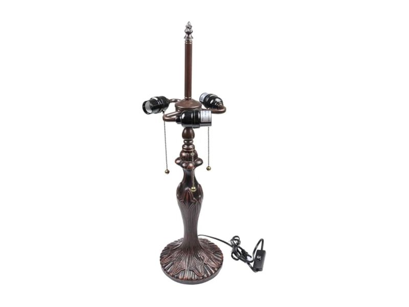 Antique Metal Table Lamp For Bedroom Living Room Brown image number 0